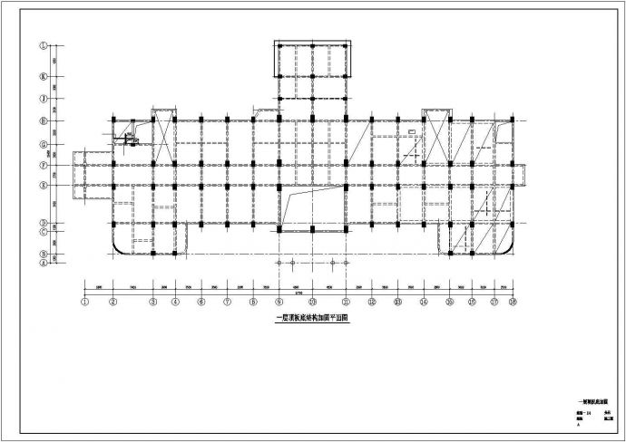 某医院门诊楼综合楼加固改造设计cad全套结构施工图（含设计说明）_图1
