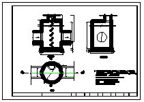 某污水处理厂外部管网cad设计图纸_图1