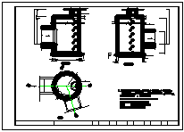 某污水处理厂外部管网cad设计图纸-图二