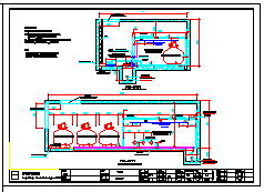 逆流式泳池水处理方案cad设计图_图1