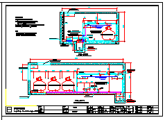 逆流式泳池水处理方案cad设计图