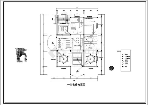 某地区临海别墅建筑装饰全套设计施工CAD图纸-图二