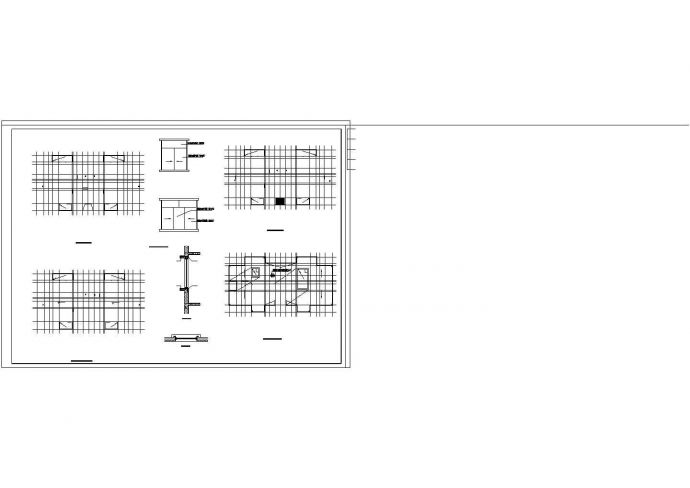 某地区六层砖混住宅建筑全套设计施工CAD图纸_图1