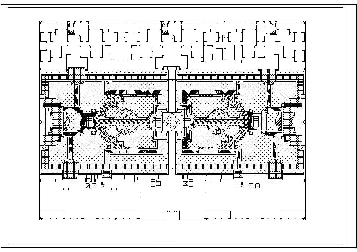 某欧式风格屋顶花园CAD节点完整构造设计图纸