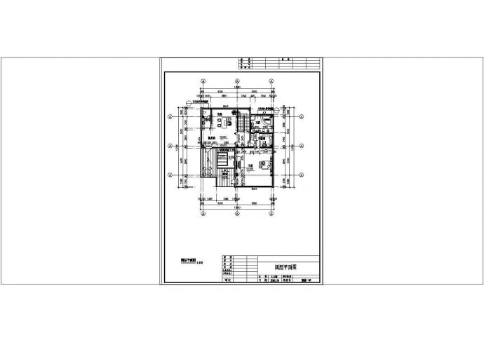 某四层住宅式私人会所建筑施工图纸(含效果图)_图1
