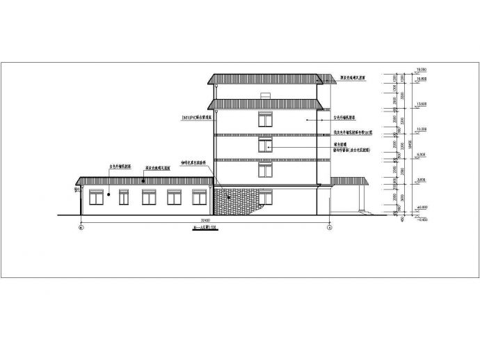 某地五层门诊楼建筑方案设计CAD图_图1