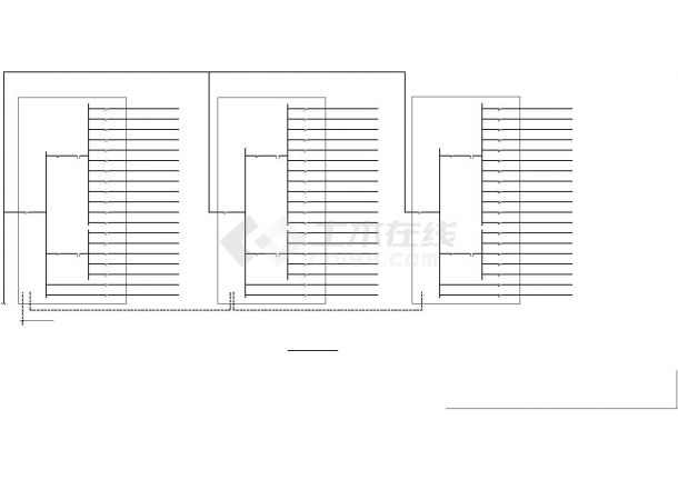 简约风格公寓楼电气设计CAD竣工图-图一