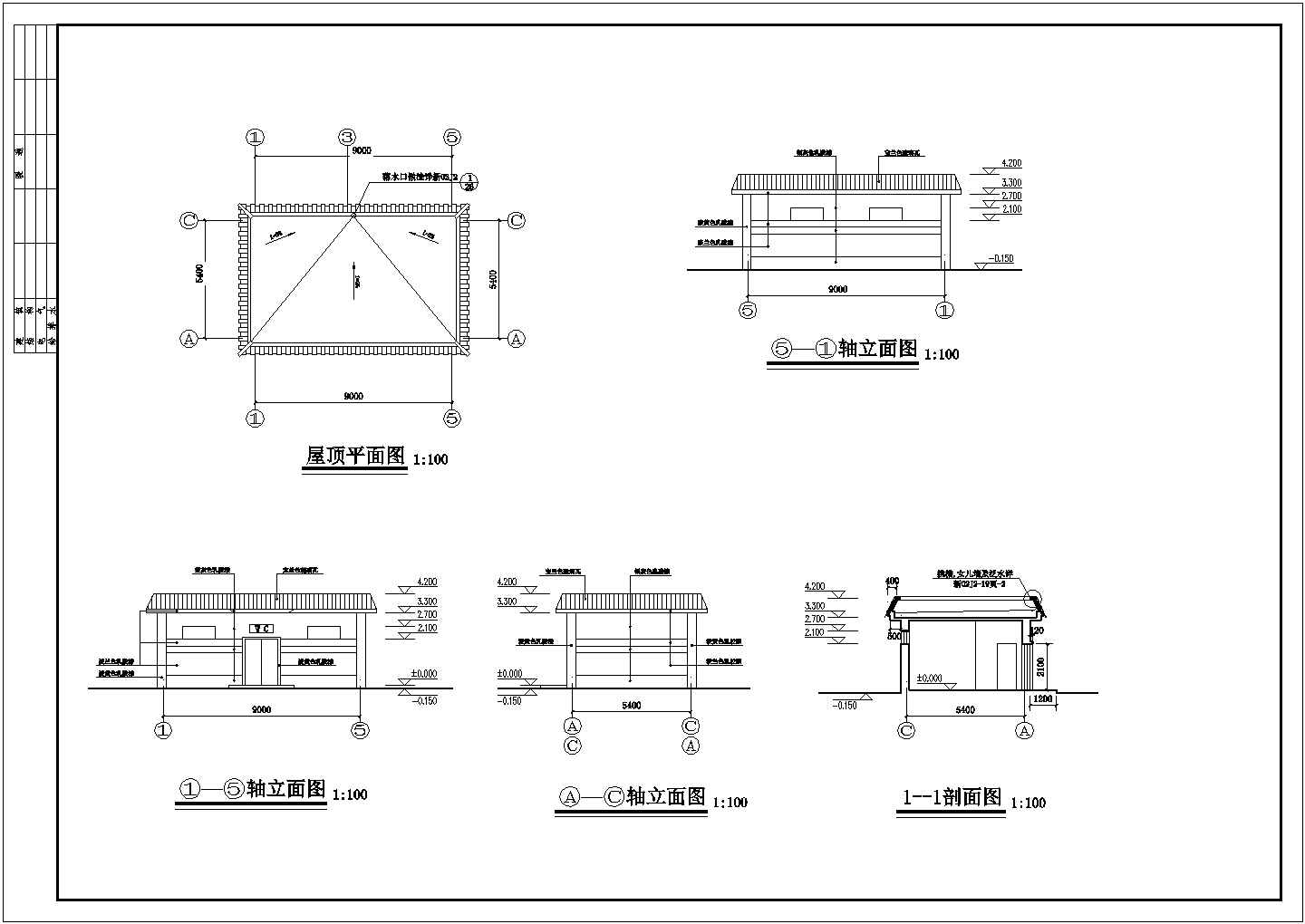 河南省三门峡市区某街道装修设计穆斯林教堂建筑施工cad图