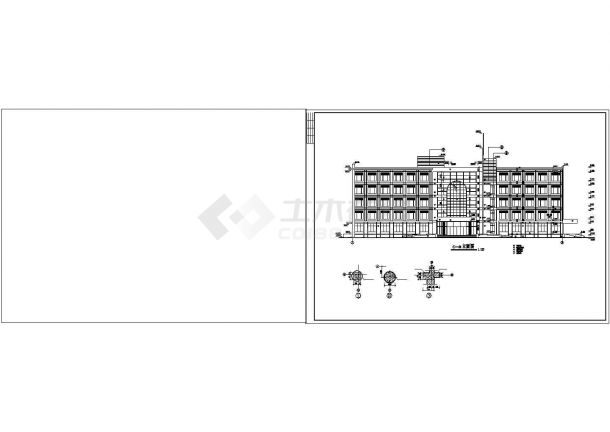 某五层专科医院建筑设计CAD扩初图-图一