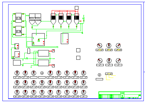 某循环水零排放水处理工程cad设计图纸-图二