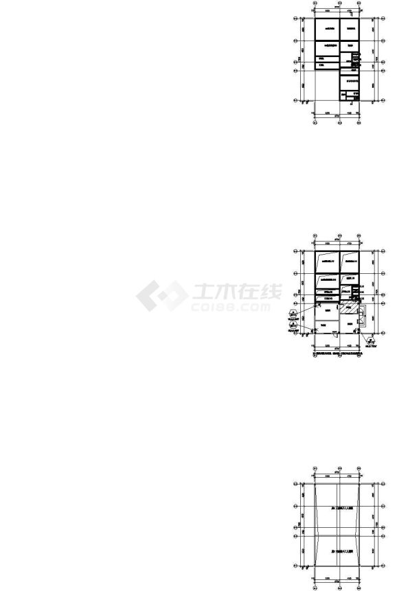 [施工图][广东]17栋办公建筑单体空调及通风排烟系统cad施工图（多联系统动力燃气系统）-图一