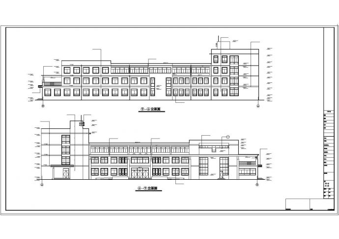 某县城卫生院建筑设计CAD施工图（全套）_图1