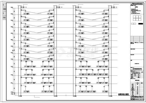 [江苏]大型文化广场多栋综合项目暖通空调全系统cad施工图-图一