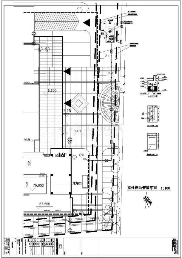[江苏]高层科技办公中心空调通风及防排烟系统cad施工图(冷热源)-图一