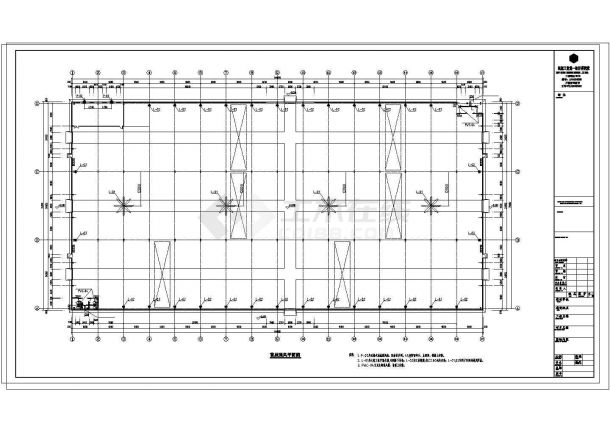 办公楼设计_[江苏]工业厂区多层办公楼空调通风系统cad施工图-图二