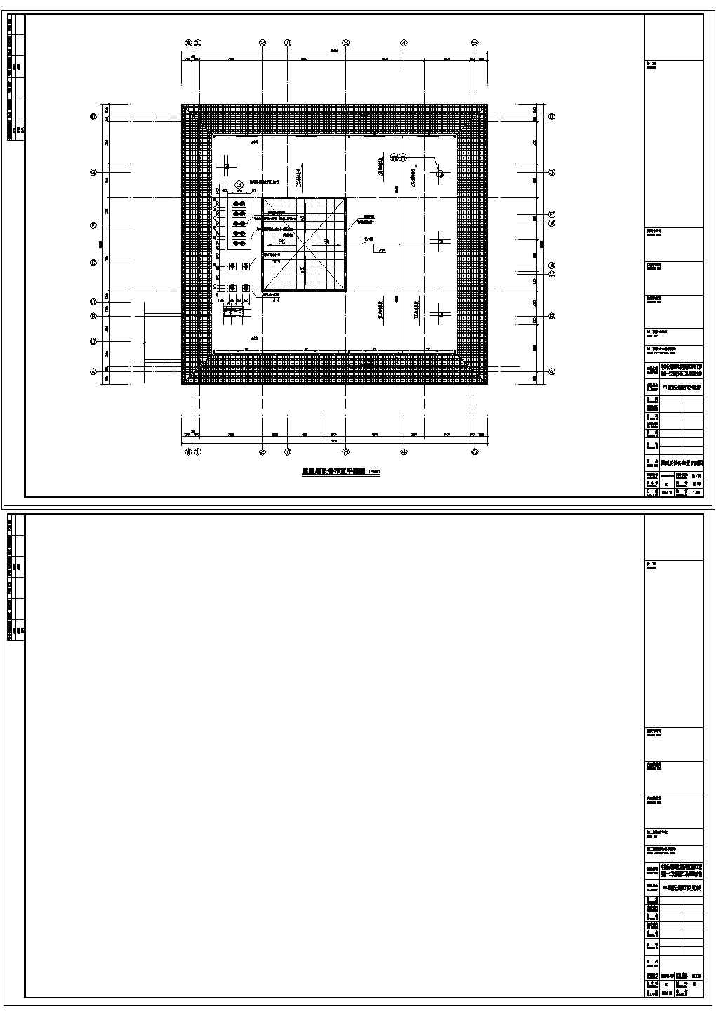 [江西]多层综合楼公共建筑空调通风及防排烟系统cad施工图