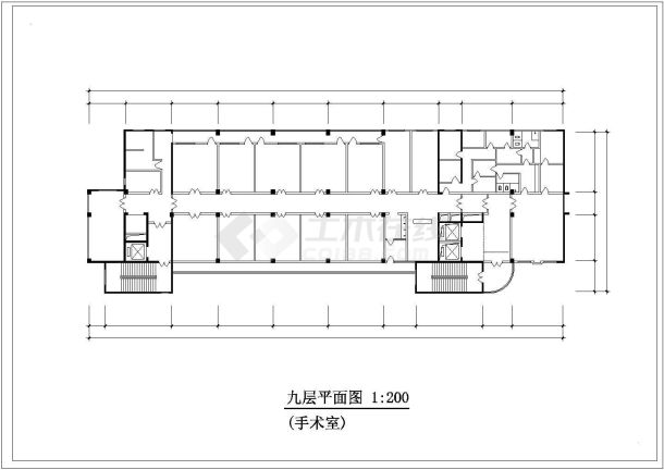 某医院综合楼平面设计方案施工图-图一