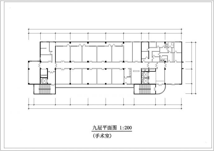 某医院综合楼平面设计方案施工图_图1