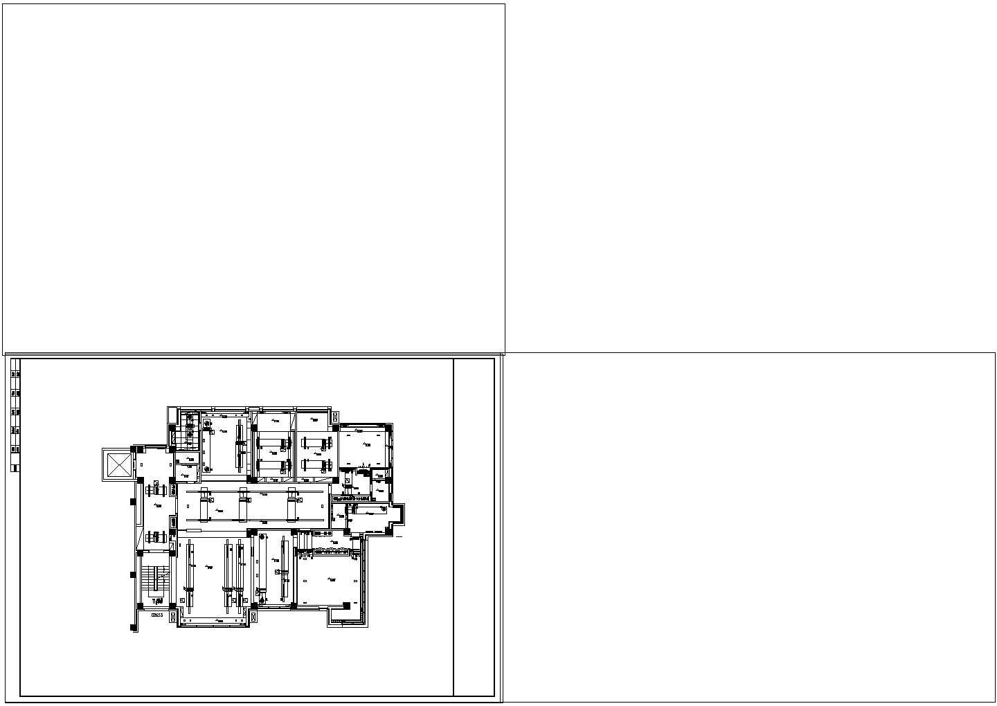 [施工图]多层公共建筑空调系统cad施工图