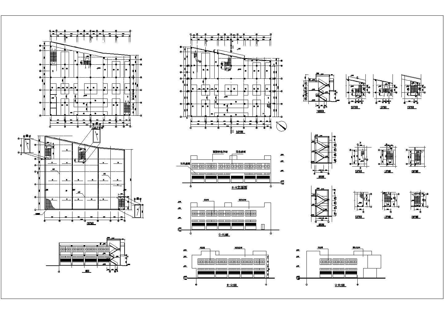 某市场工程CAD节点完整构造设计施工图