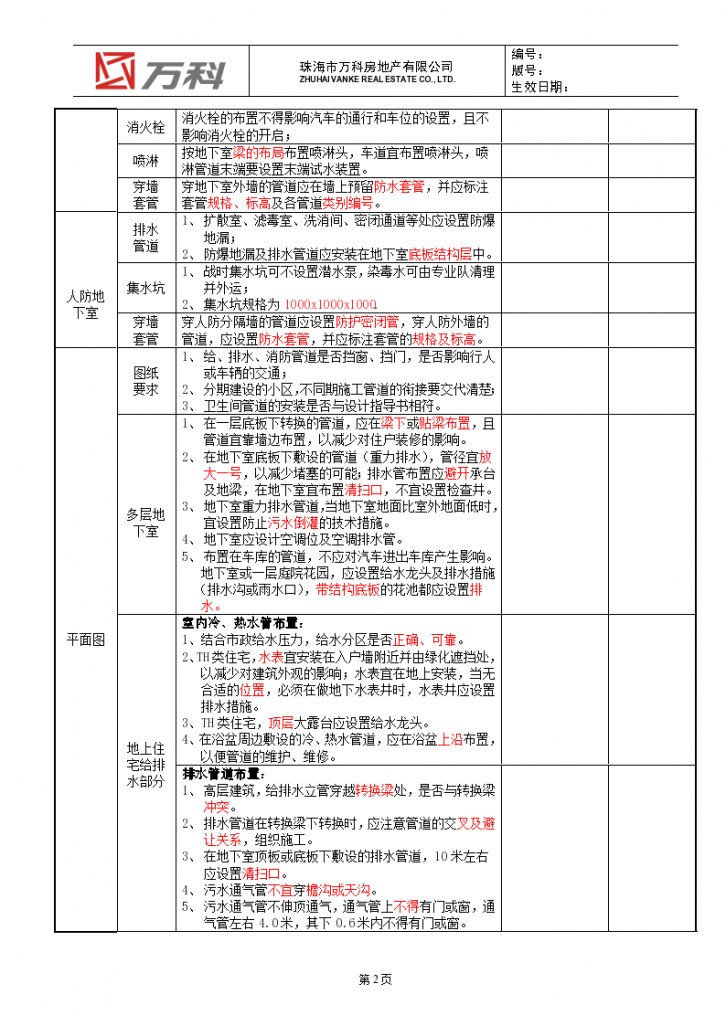 万科施工图审图导则(给排水部分)-图二