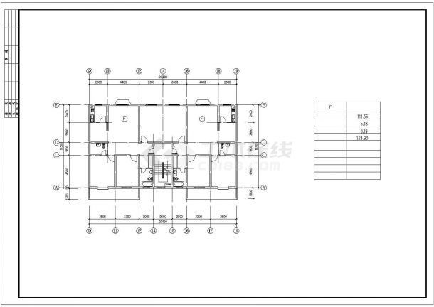 宝鸡市长新路某新建居住区经典热门的平面户型设计CAD图纸（共10张）-图一