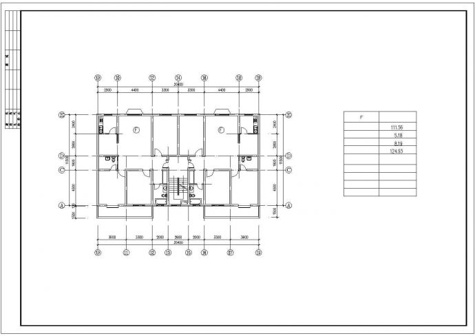 宝鸡市长新路某新建居住区经典热门的平面户型设计CAD图纸（共10张）_图1