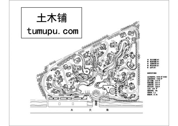 惠州市惠城区占地3.9万平米太阳新城小区平面规划设计CAD图纸-图一