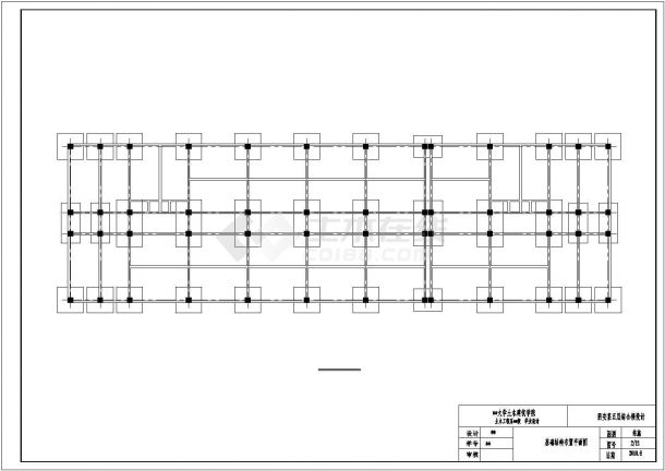 6900平米5层综合楼带商场毕业设计（含开题报告、计算书、建筑、结构图纸）-图一