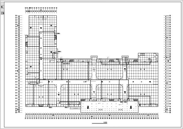 某17万平大型商场消防CAD图纸（十六张图纸）-图一