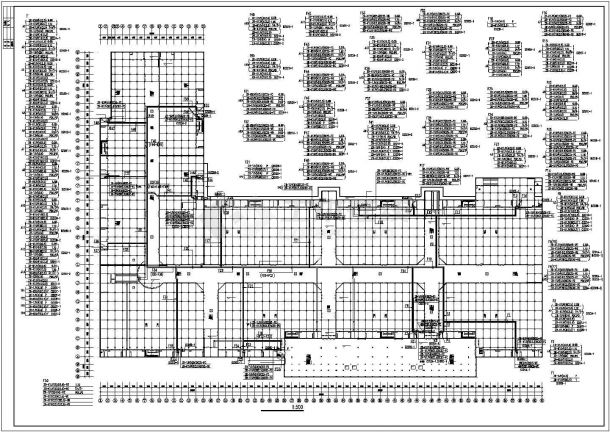 某17万平大型商场消防CAD图纸（十六张图纸）-图二