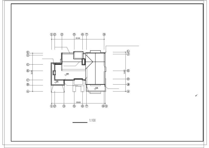 英式风格别墅三层独栋别墅建筑结构水电施工图纸_图1