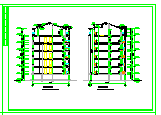 长44.4米 宽13.9米 六层加1阁楼层框架结构3961平米三单元每单元2户对称户型建筑设计施工图-图二