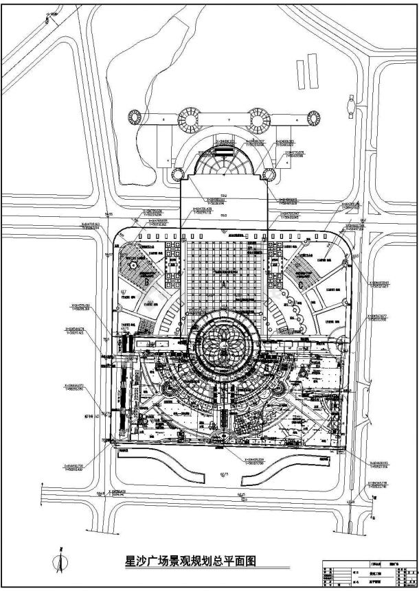 某广场CAD全套构造节点完整设计方案-图一