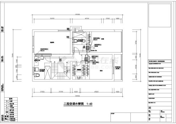 长10.93米 宽7.49米 3+1夹层沪区别墅暖通设计图-图一