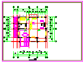 错层别墅建筑结构CAD施工设计图纸-图一