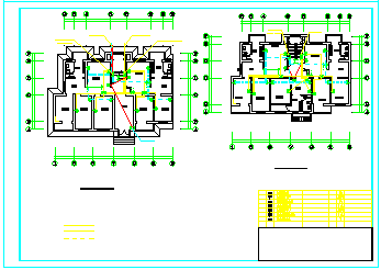 某大型住宅社区强弱电施工CAD图纸-图二