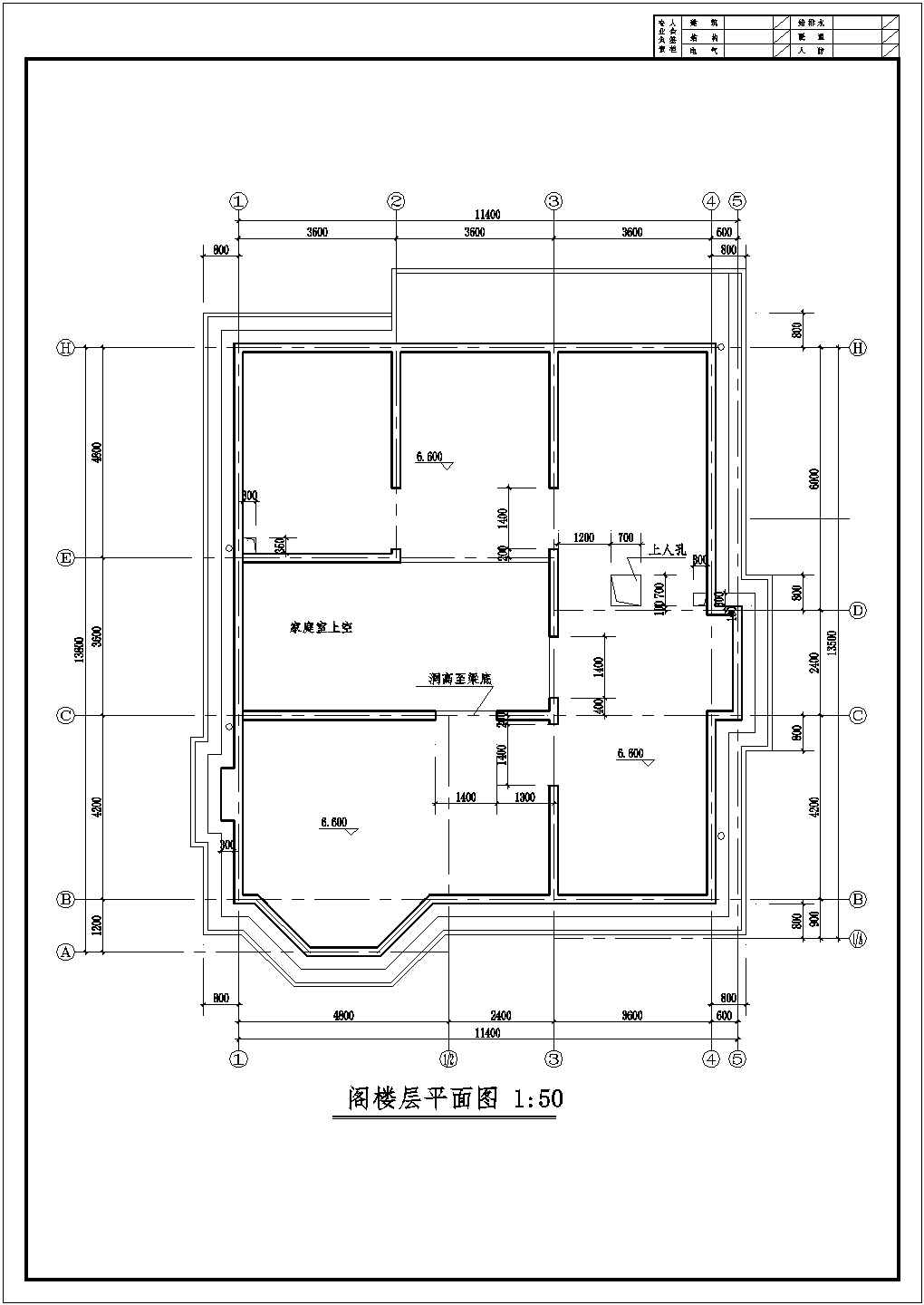 东莞二层别墅规划详细建筑施工图
