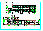 多层宿舍楼建筑全套施工CAD平面布置参考图-图二
