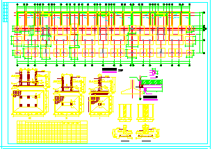 6层底框住宅建筑cad结构设计施工图纸-图二