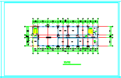 4层框架结构办公楼建施设计CAD图纸-图一