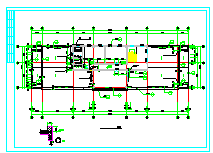 3层办公楼建筑施工CAD图纸-图一