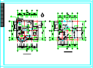 复式别墅cad设计建筑施工图