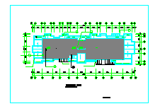六层居住楼房建筑施工CAD图纸-图二