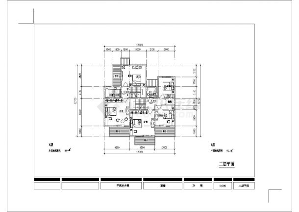 3层：长12.7米 宽12.6米 宅基地133.7总建筑179.7平米平原水乡型联排农村住宅设计方案-图一