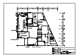 某市三层宾馆厨房电气施工cad图(含照明设计)-图一