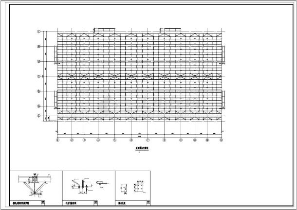 某51米跨两跨两坡门式轻钢结构厂房CAD结构施工图（含计算书）-图二