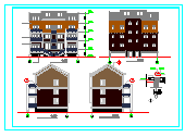 多层住宅建筑方案设计CAD施工图-图二