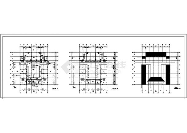 某仿古建筑CAD详细构造设计完整平面施工图-图一