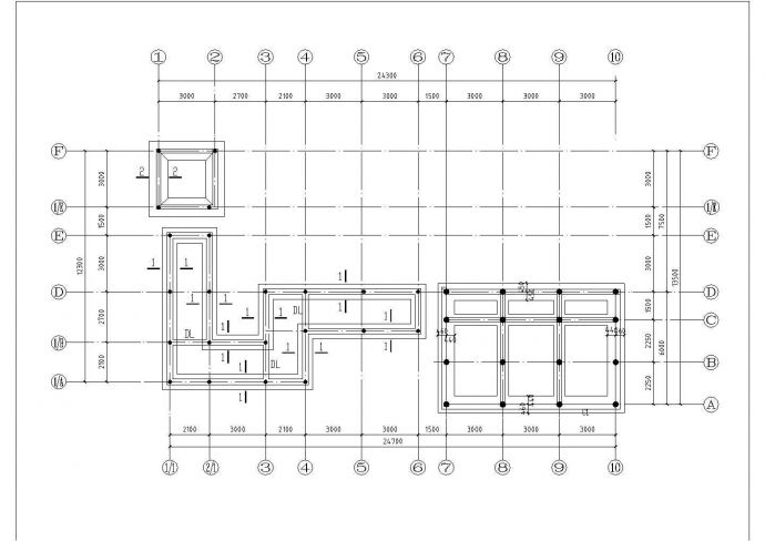 某古建筑CAD全套完整设计施工图_图1